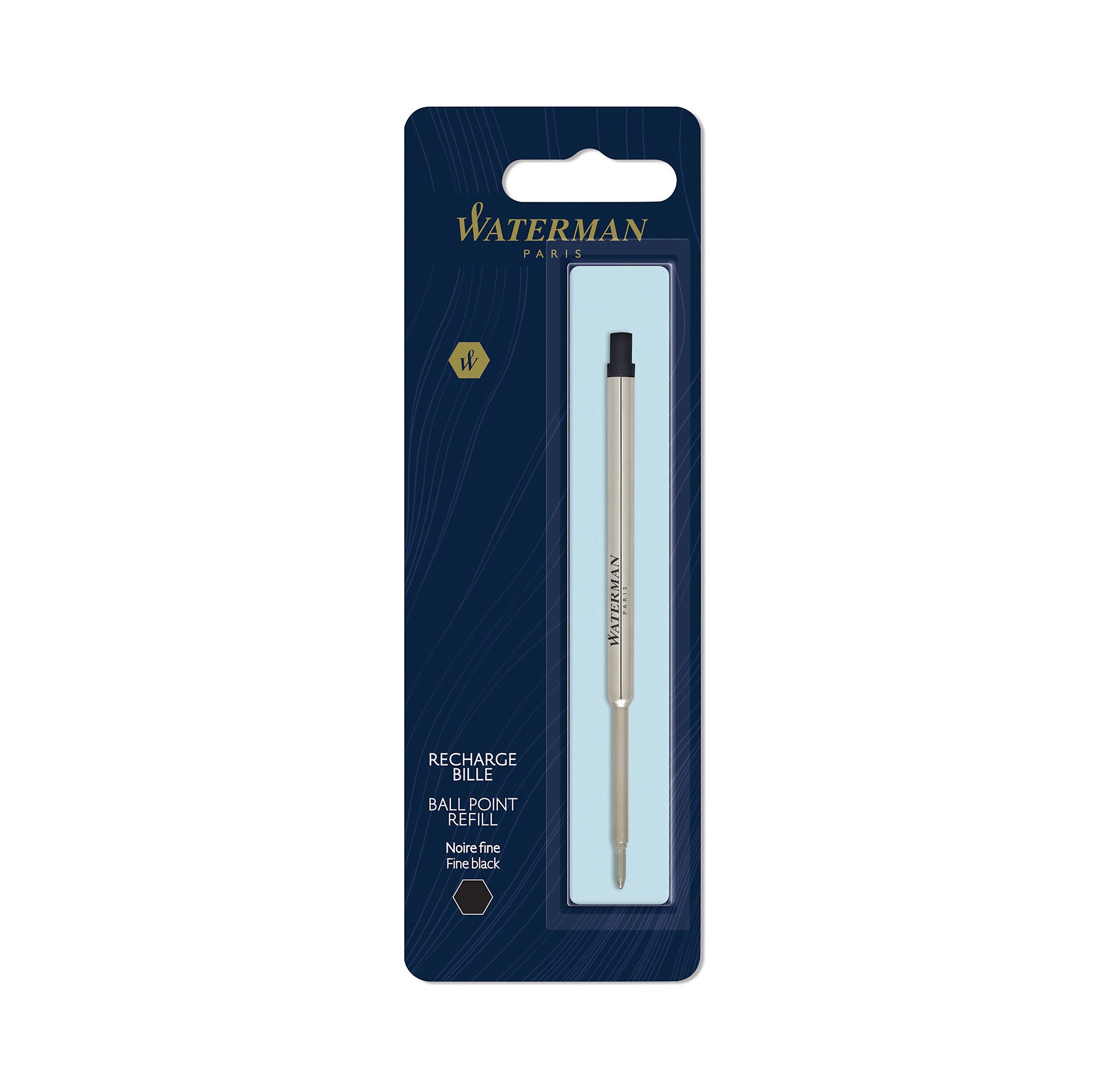 WATERMAN Ballpoint Pen Refill Black F 1964017 for Smooth Writing