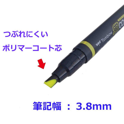 Tombow Highlighter Fluorescent Pen Yellow WA-SC91 80