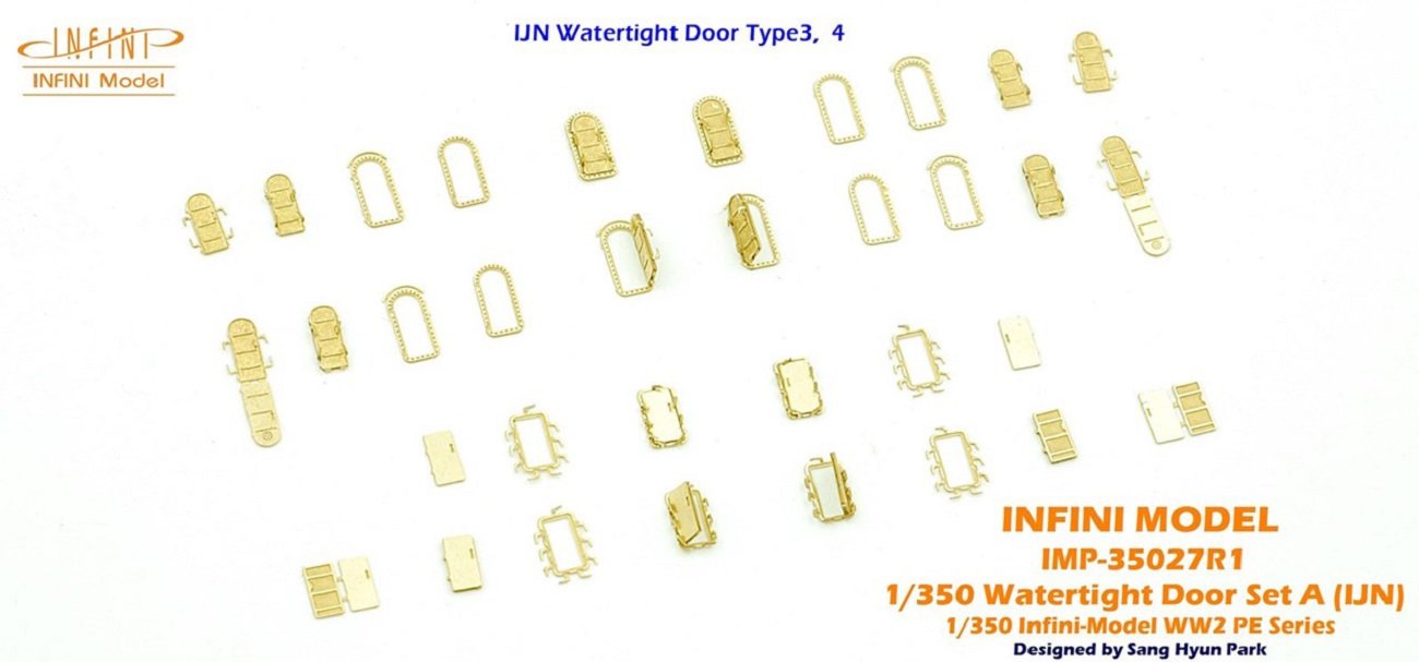 Infini Model 1/350 Scale IMP Series Japanese Navy Watertight Doors