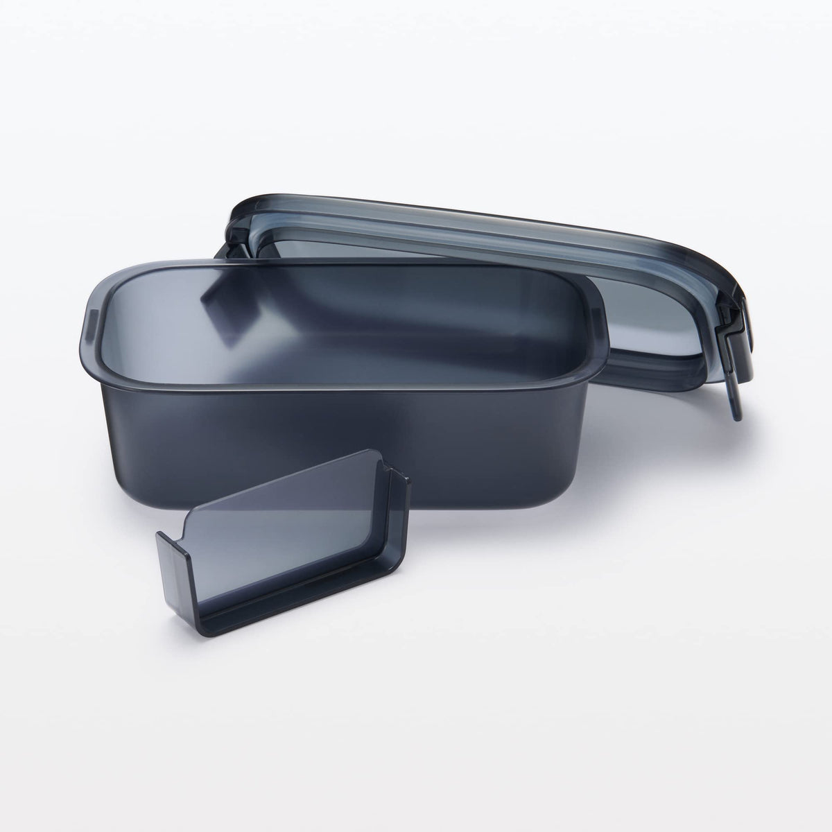 MUJI Washable Bento Box Black 670mL for Easy Meal Prep