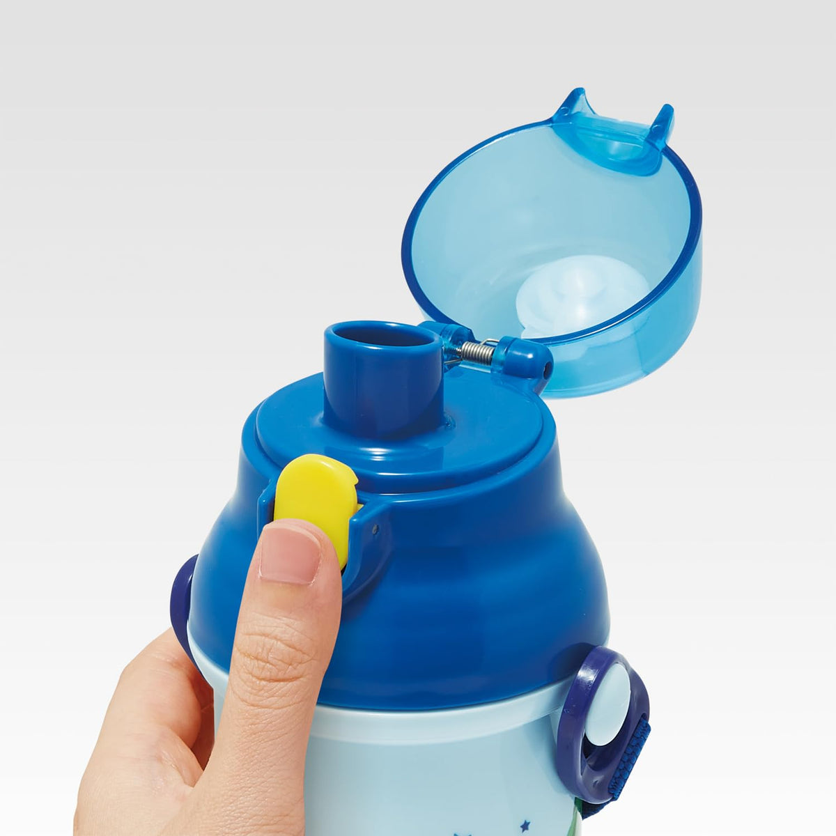 Skater Kids Water Bottle 480ml One-Touch Design Made in Japan