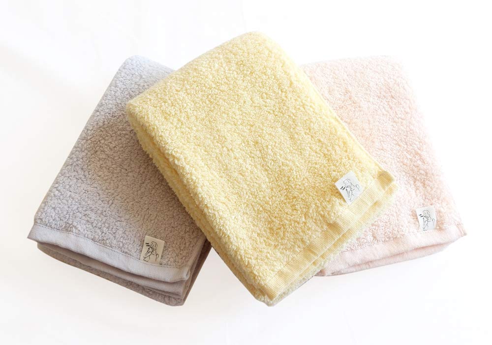 Oboro Towel Hair Drying Towel Botanical Blue for Gentle Care