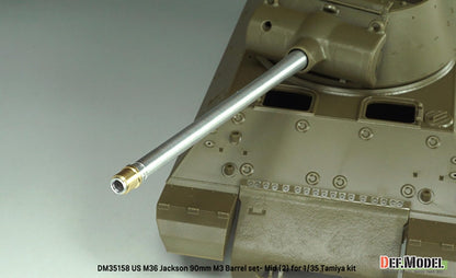 DEF.MODEL 1/35 WWII American M36 Jackson Tank Model with Metal Barrel Set