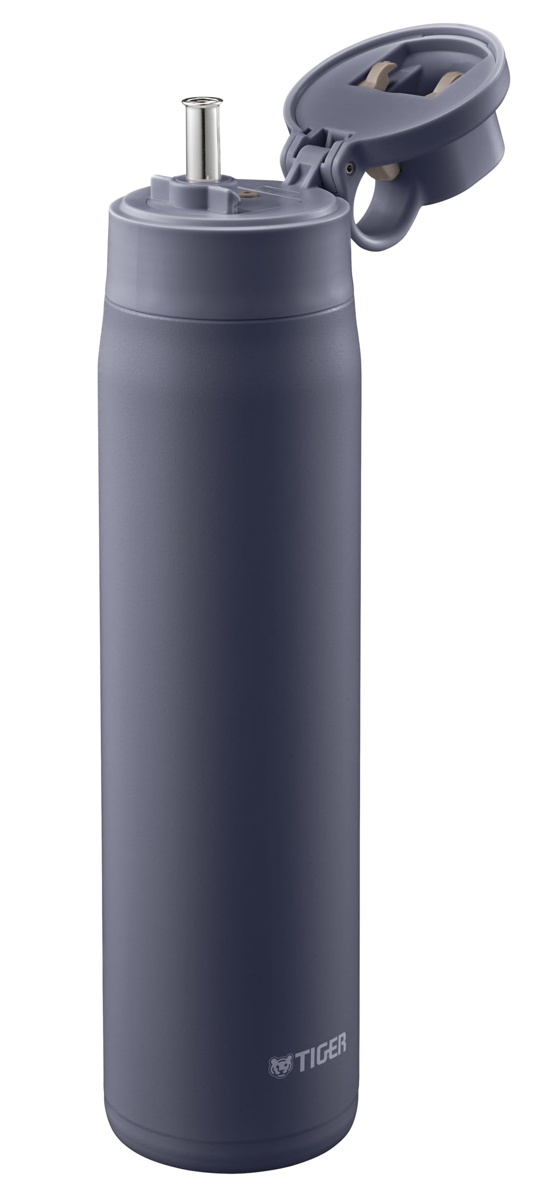 TIGER Stainless Steel Water Bottle with Straw 880ml for Everyday Use