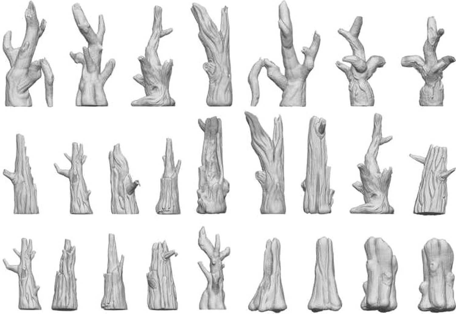 Green Stuff World Non-Scale 3D Printed Dead Tree Kit