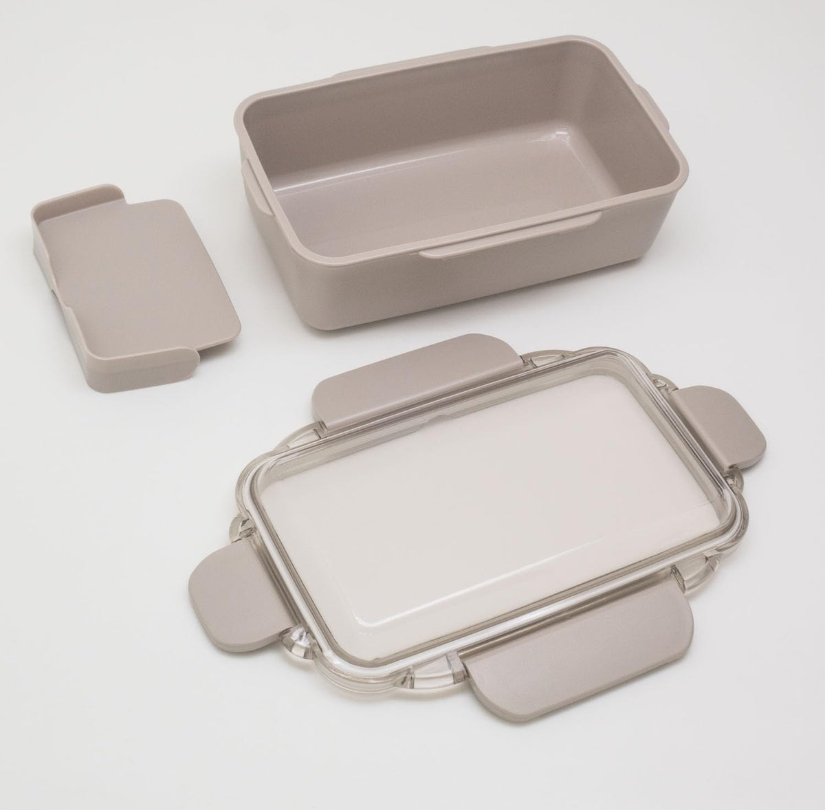 OSK Calm Color Lunch Box with Dividers 650ml for Easy Meal Prep