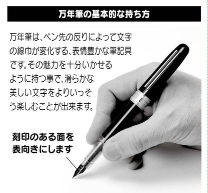 PLATINUM Plaisir Fountain Pen Medium Nib Blue