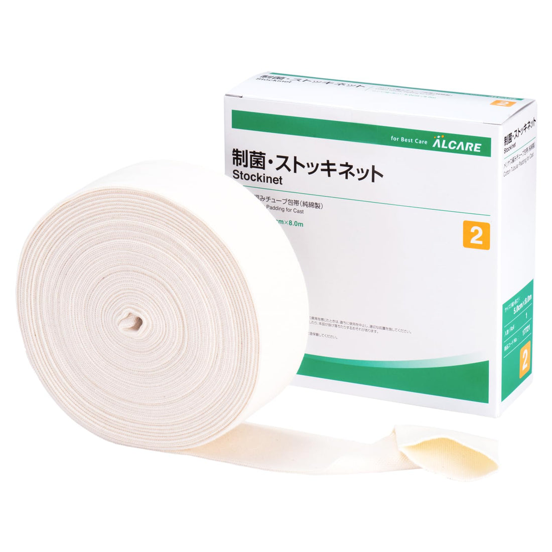ALCARE Stockinette Tube Bandage Cotton 17721 Size 2 Roll