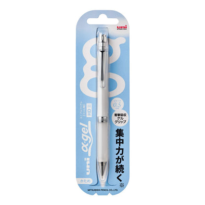 Mitsubishi Pencil Uni Alpha Gel Mechanical Pencil Firm 0.5 White