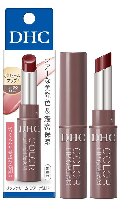 DHC Lip Cream Sheer Bordeaux Hydrating Lip Balm