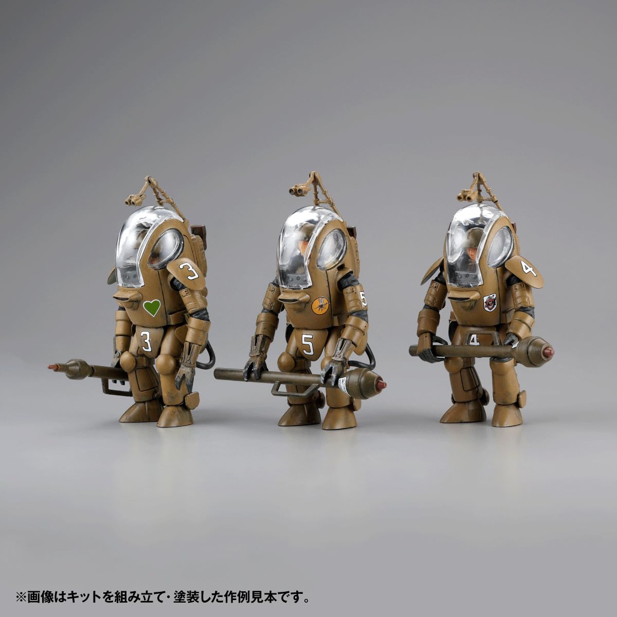 KAIYODO Artpla P.K.A. Set of 3 Plastic Model Kits