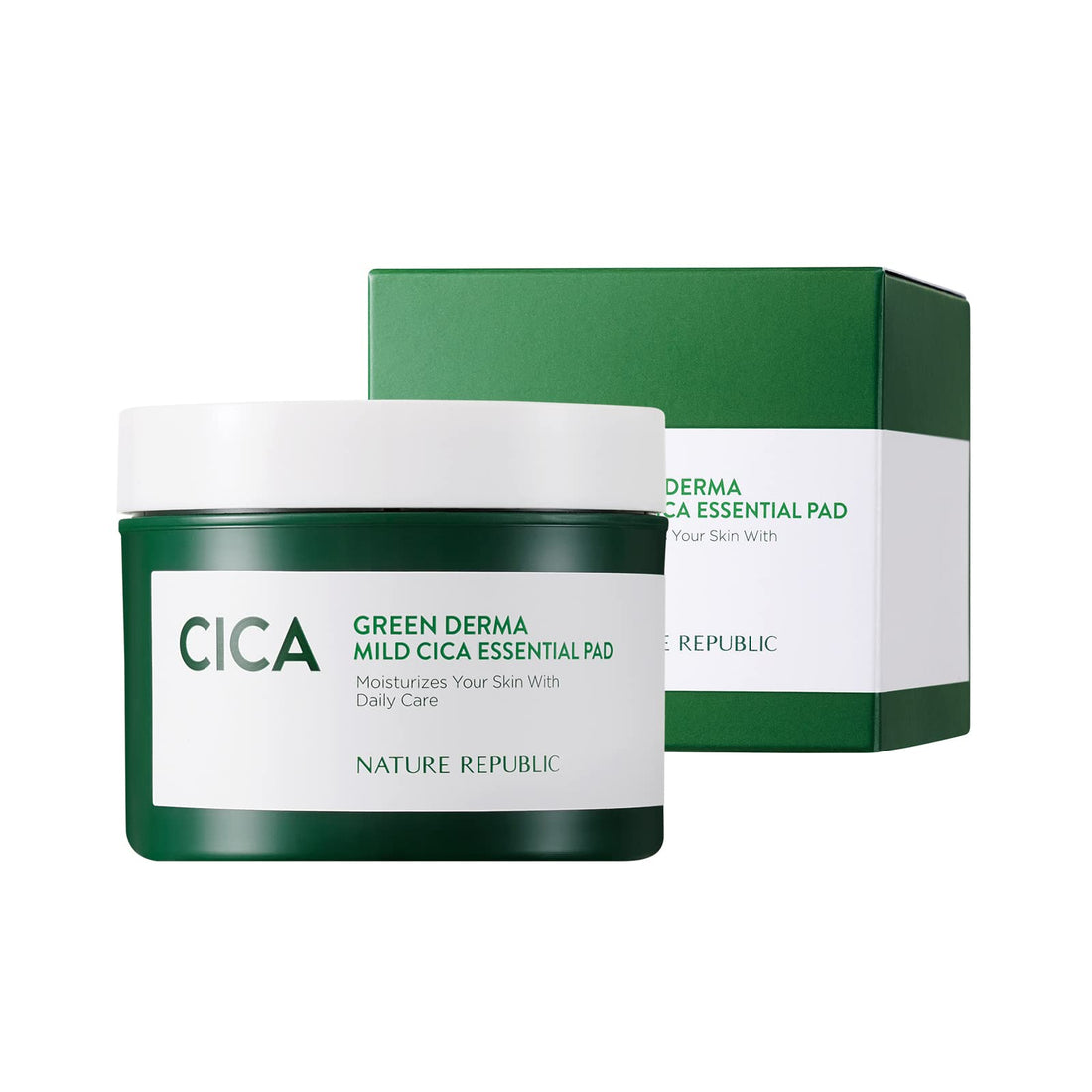 NATURE REPUBLIC Green Derma CICA Essential Pad 90 Sheets