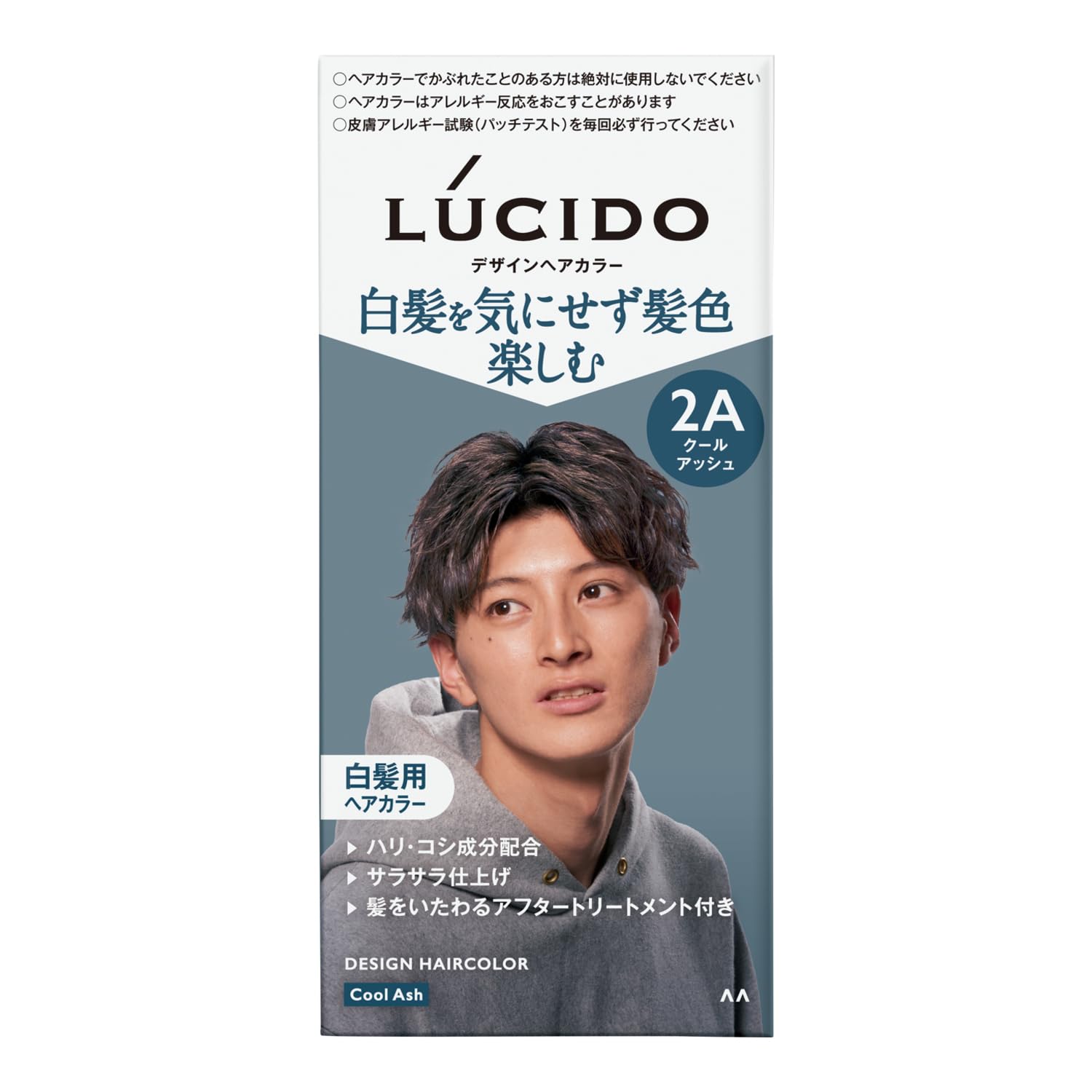 LUCIDO Design Hair Color Cool Ash Cream for Men