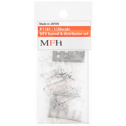 Model Factory Hiro Funnel and Distributor Set 1/20 Scale Model Parts
