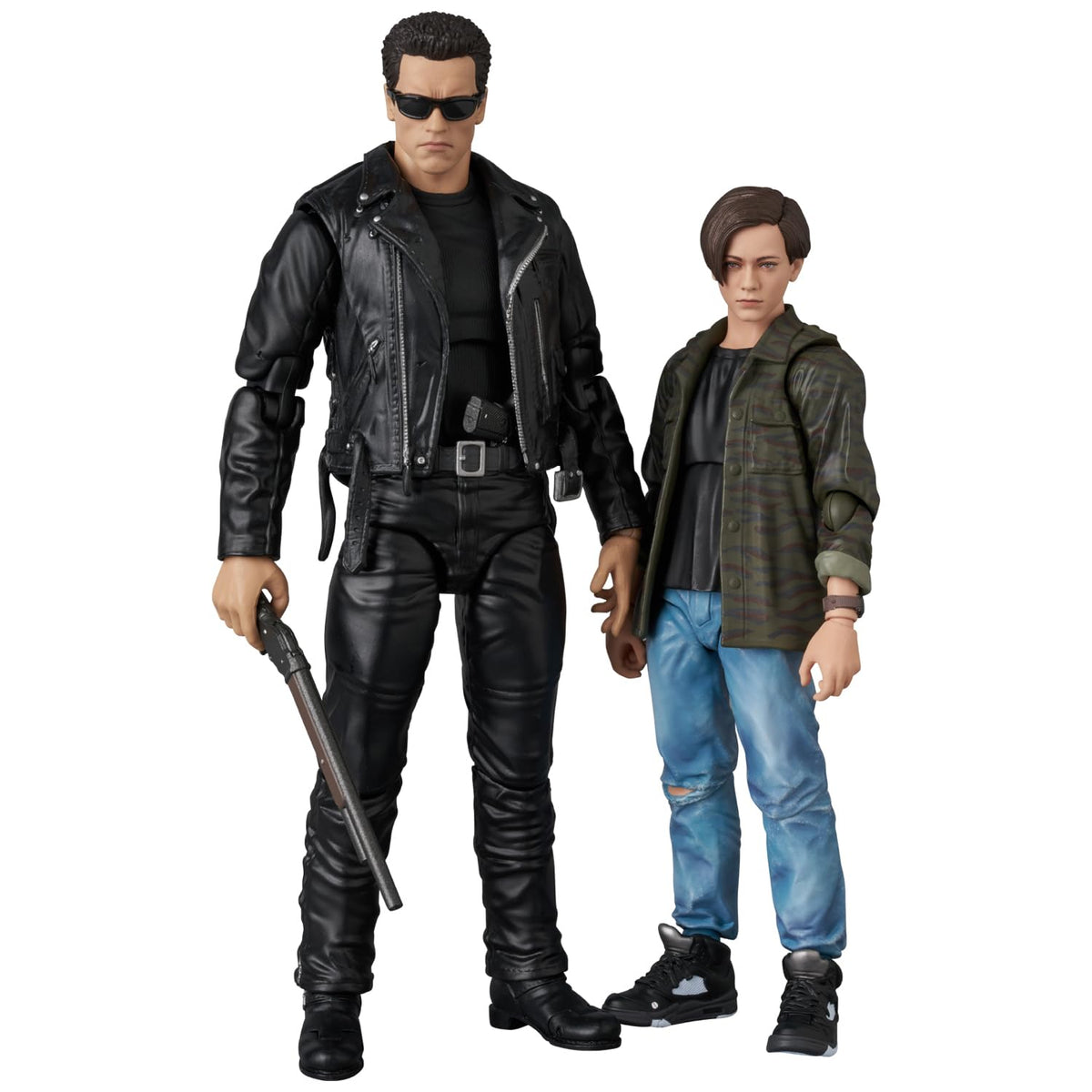 Medicom MAFEX T-800 and John Connor Action Figures Set 160mm