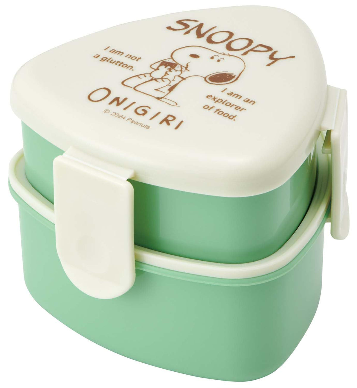 Skater Two-Tier Antibacterial Bento Box 500ml for Kids