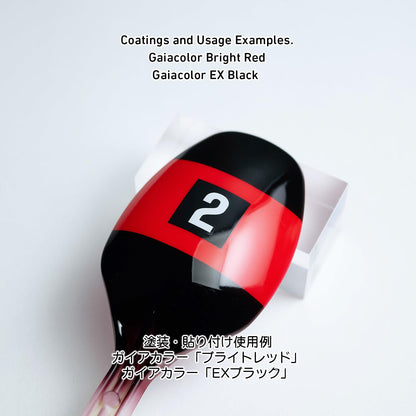 HiQparts Racing Number Decal M Black for Model Kits