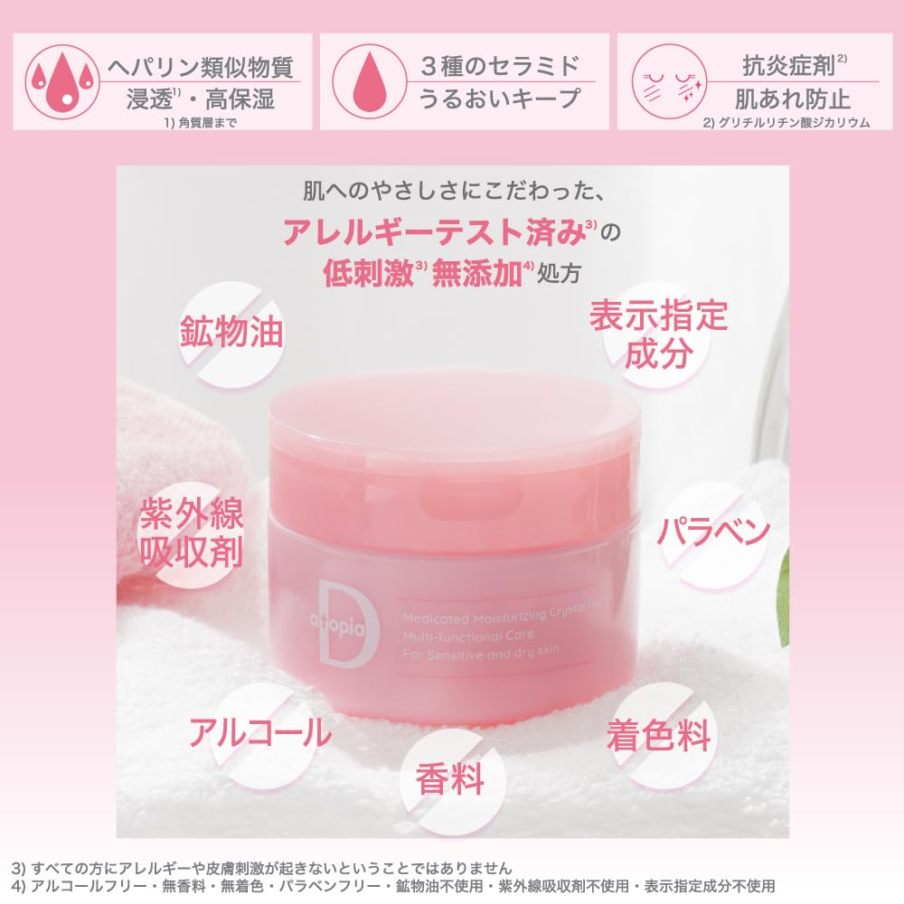 Haarlosy High Moisture Crystal Gel for Japanese Skincare