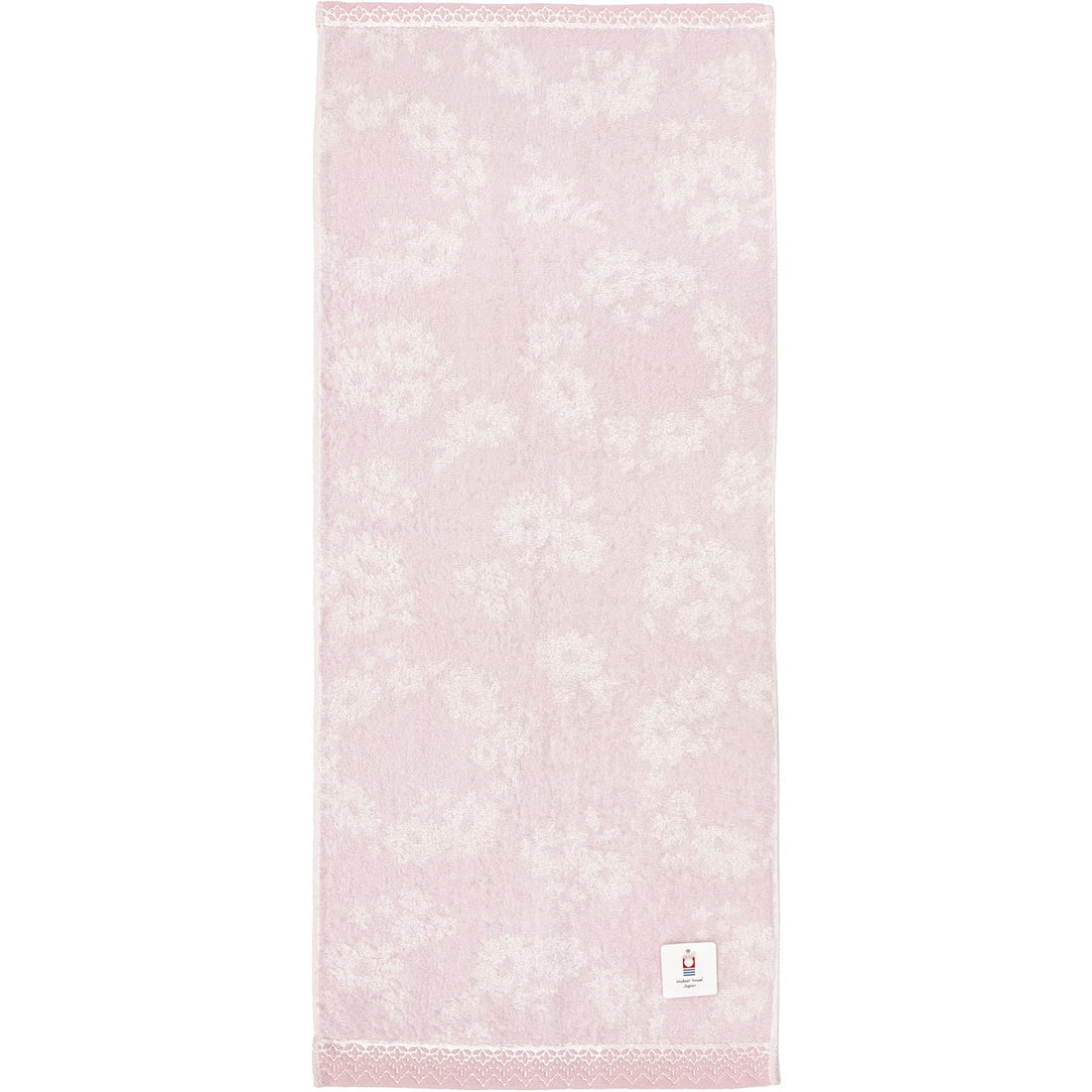 Hayashi Serviette de visage Imabari Flower Waltz rose, env. 34 × 80 cm (FO202902)