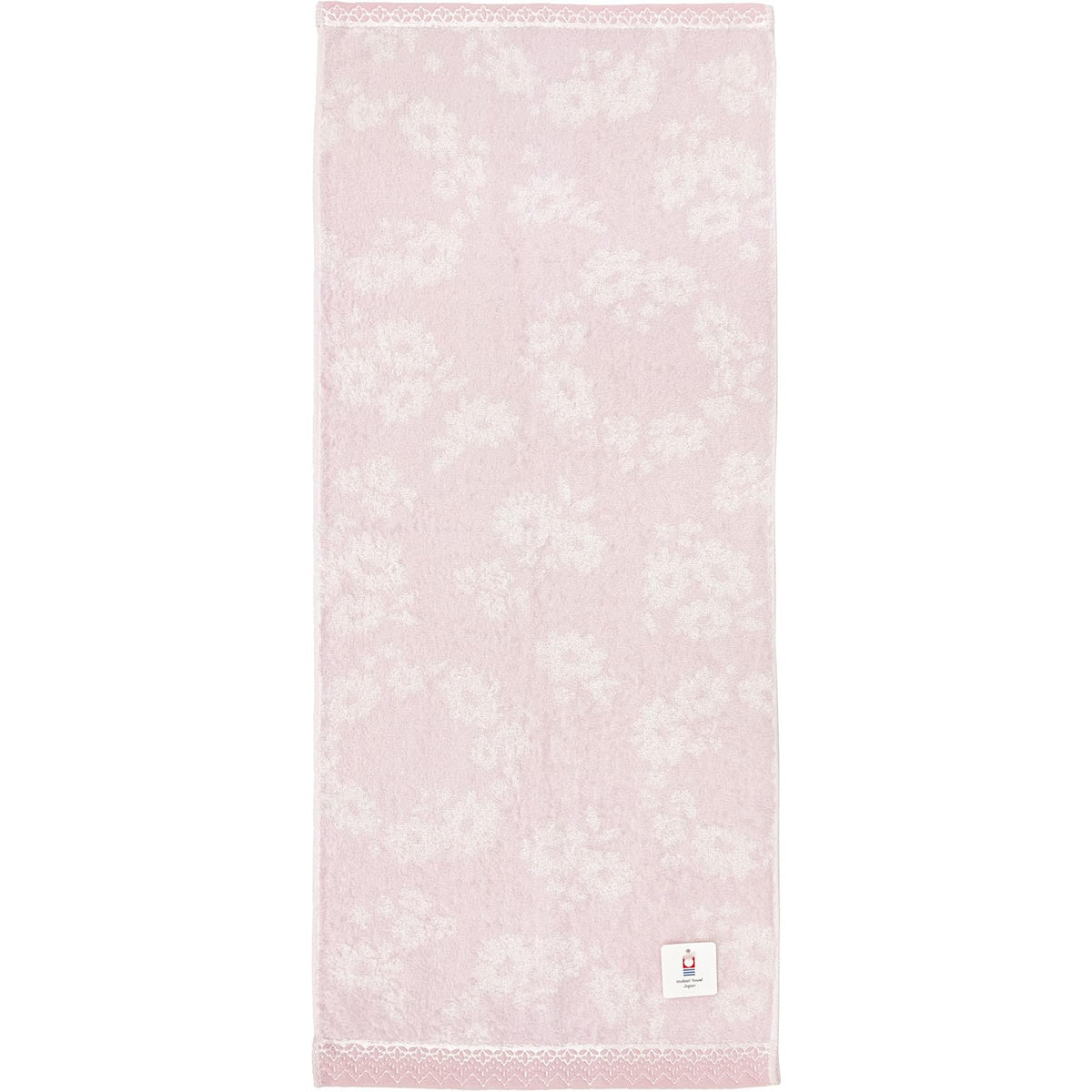 Hayashi Face Towel Flower Waltz Pink 34x80cm Imabari Towel