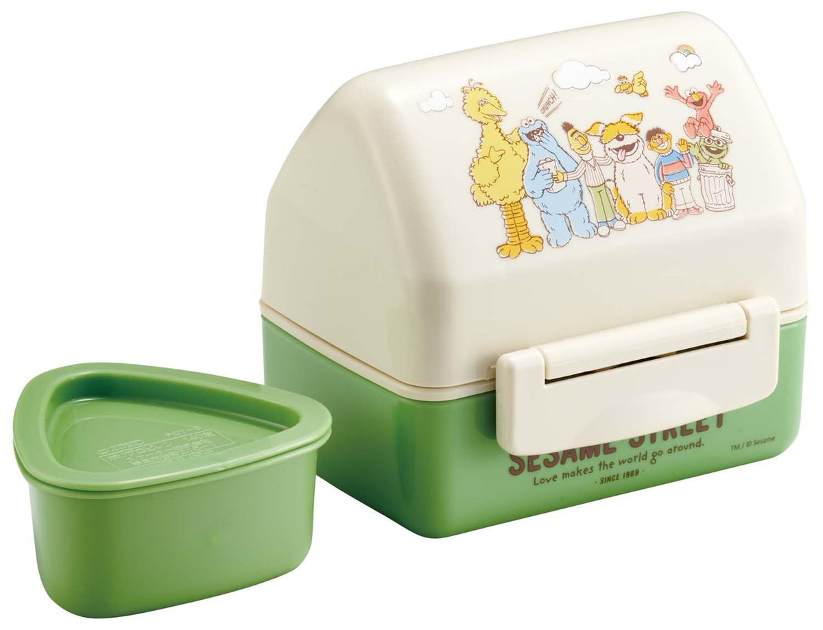 Skater Triangle Rice Ball Lunch Box with Antibacterial Features