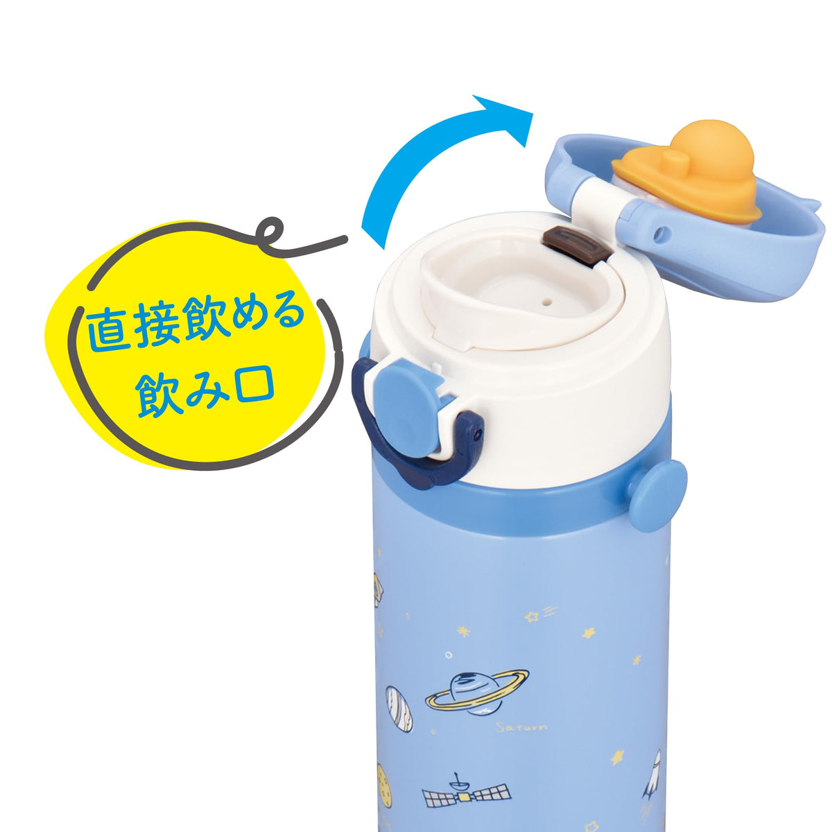 THERMOS Kids Vacuum Insulated Water Bottle 500ml with Removable Strap