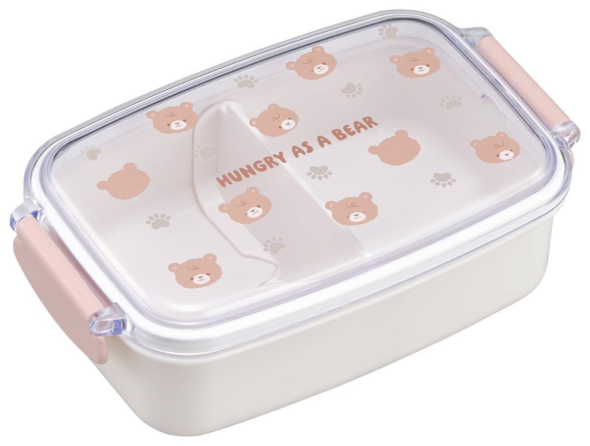 OSK Antibacterial Bento Box with Dividers 500ml Made in Japan