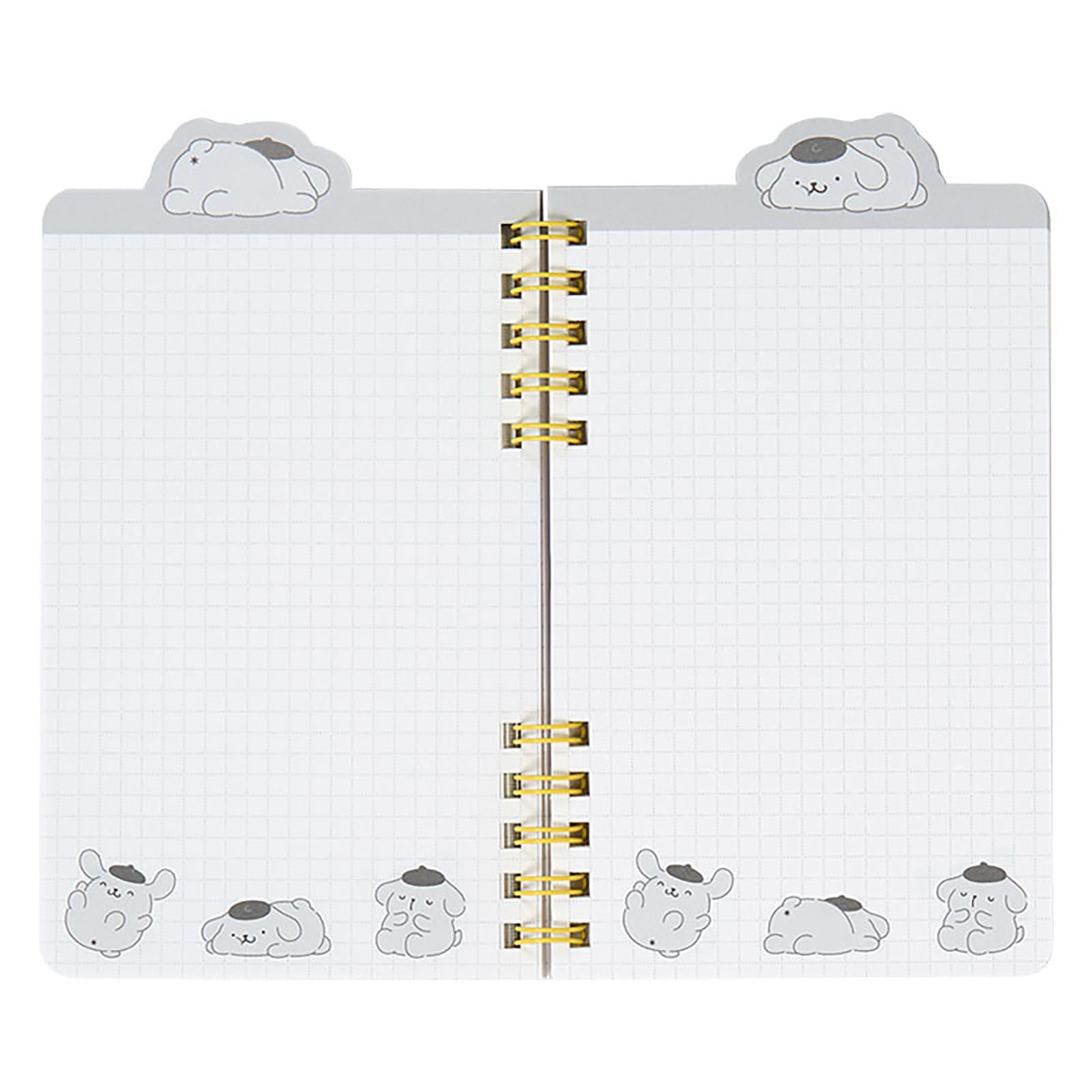SANRIO Pom Pom Purin Ring Notebook Cute Design for Daily Use
