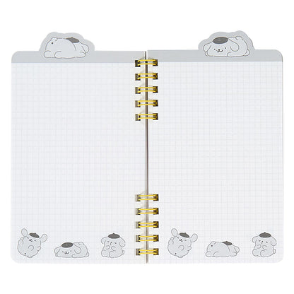 SANRIO Pom Pom Purin Ring Notebook Cute Design for Daily Use