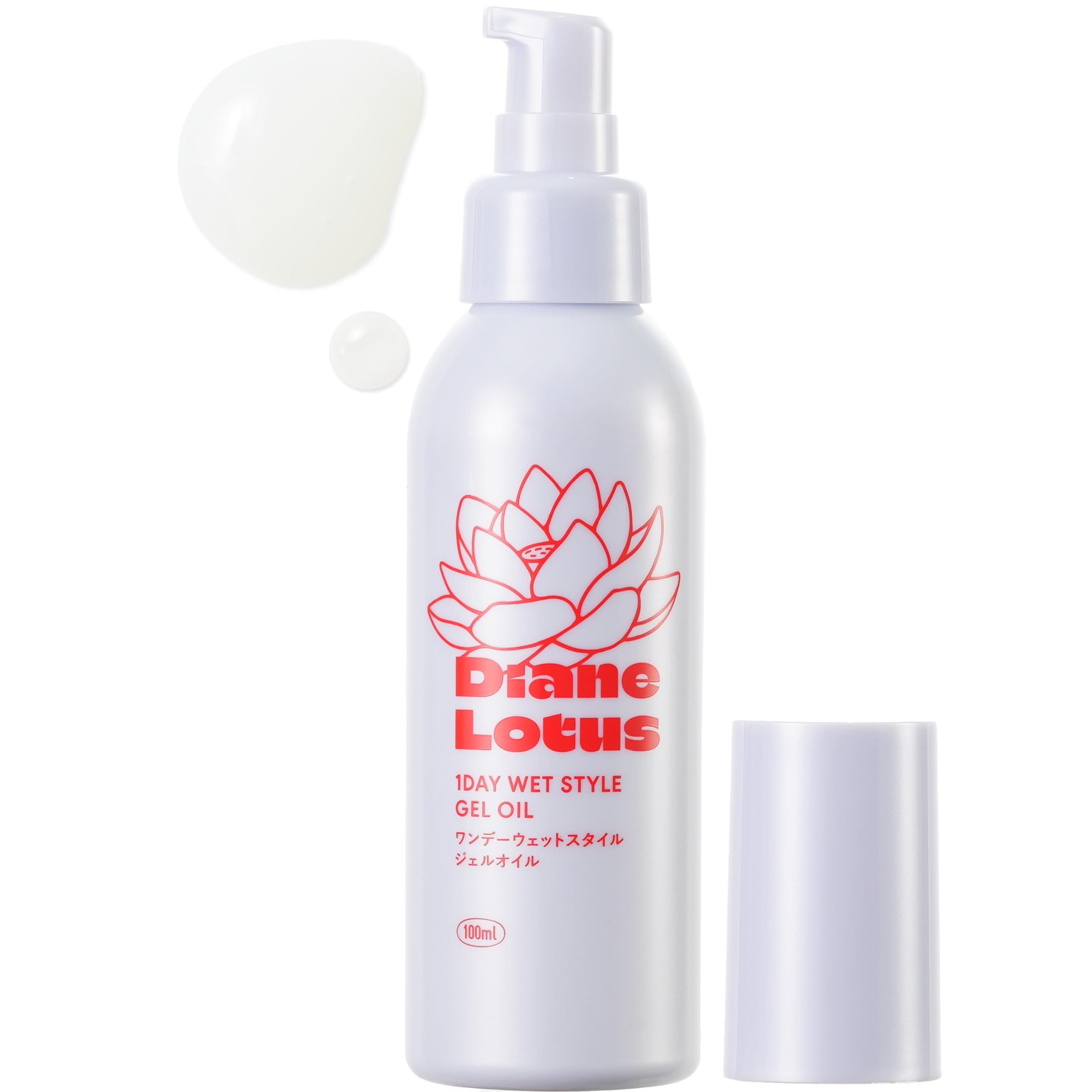 Diane Lotus Gel Oil 100ml Wet Style Hair Gel for Effortless Styling