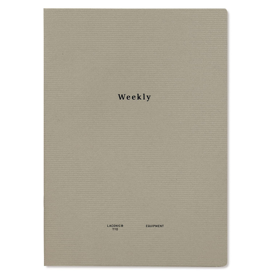 Laconic A5 Weekly Planner Undated Style Notebook