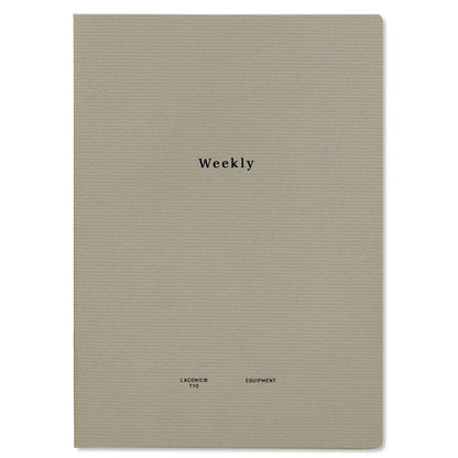 Laconic A5 Weekly Planner Undated Style Notebook