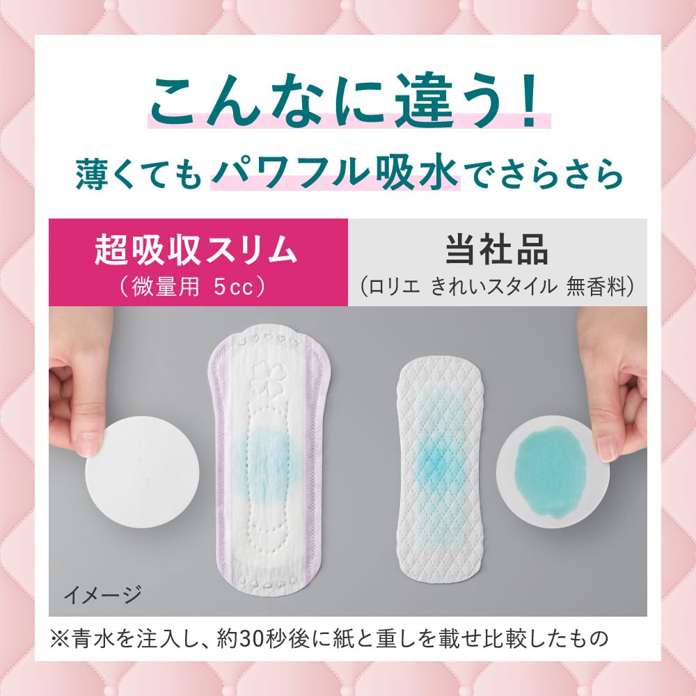 Laurier Slim Absorbent Pads 10cc 72 Count Fragrance-Free
