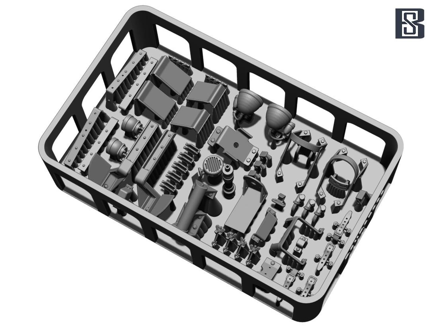 BSK Model 1/35 Scale Detail Parts Set for WW2 M3 Stuart Tank
