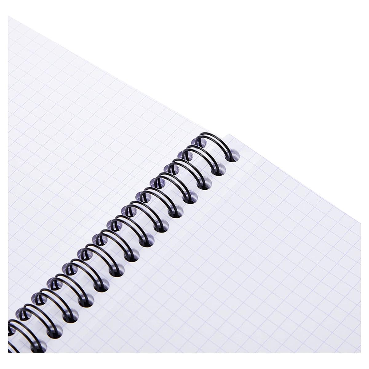 RHODIA A5 Classic Graph Paper Double Ring Notebook Black