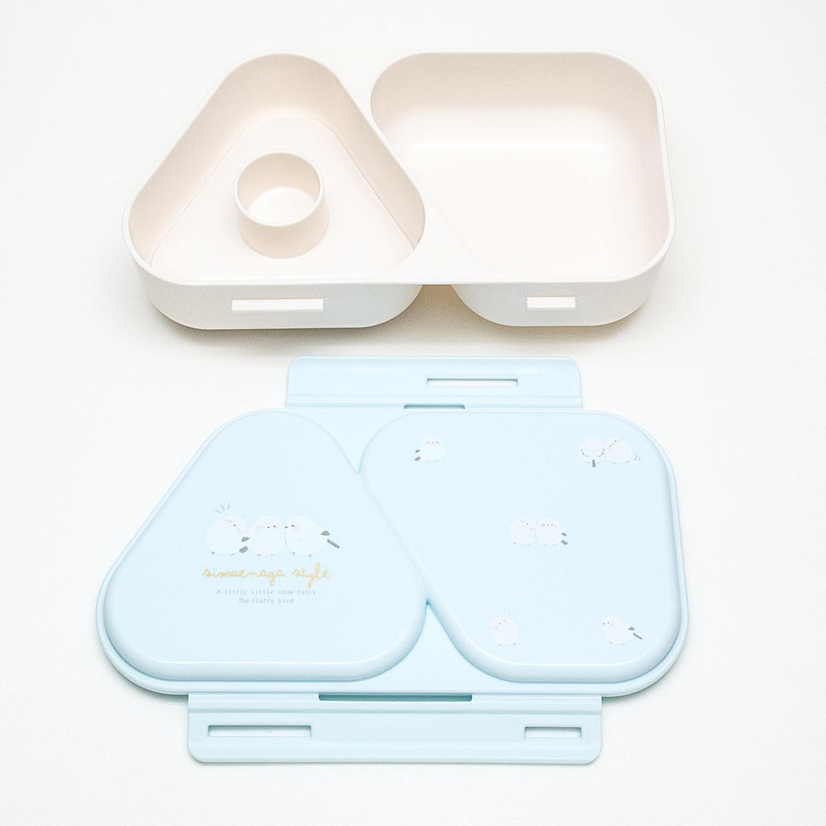 OSK Onigiri Lunch Case Shimaenaga Light Blue 465ml
