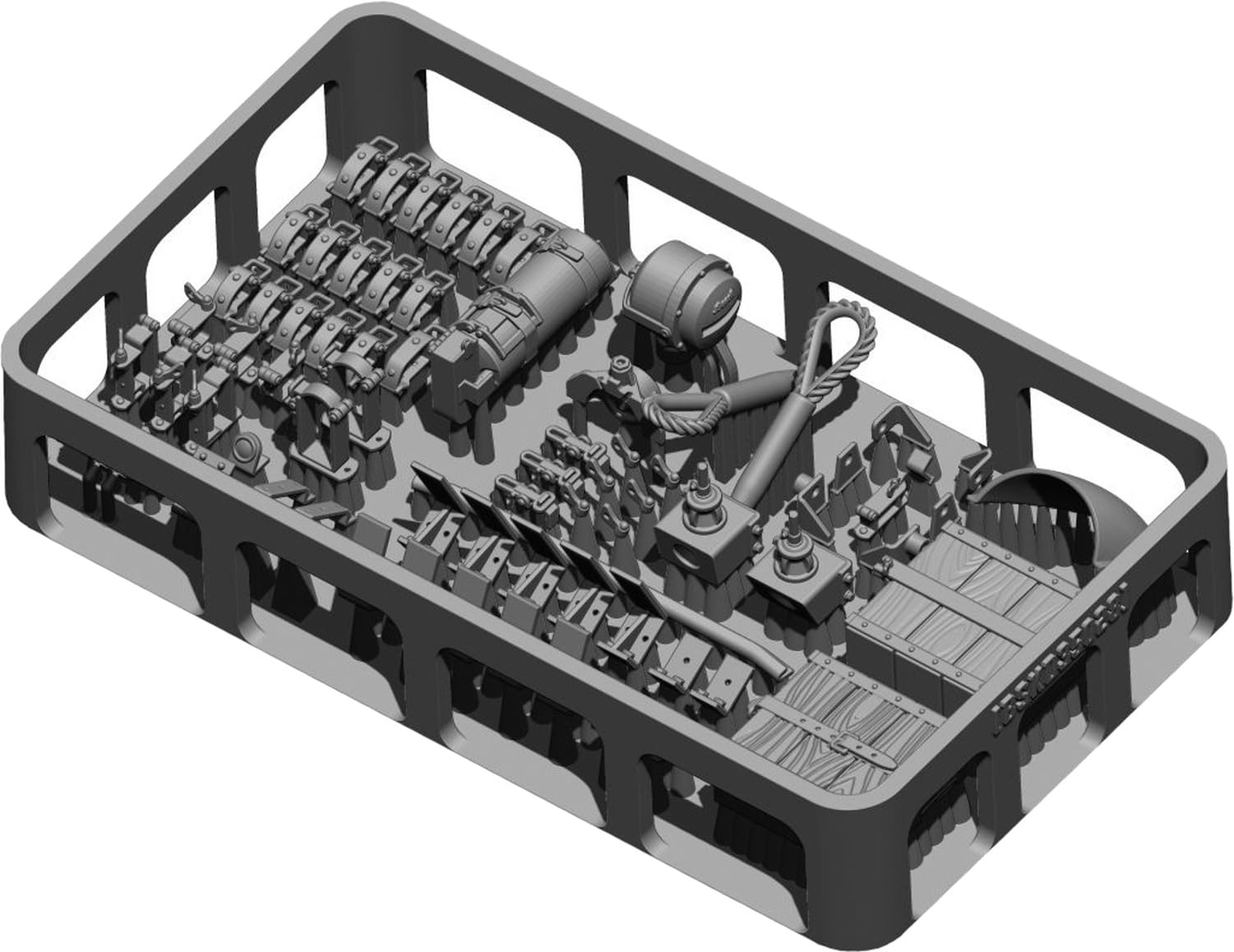 BSK Model 1/35 WWII German IV Tank Detail Set for Plastic Models
