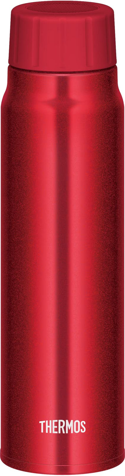 THERMOS Insulated Carbonated Beverage Bottle 500ml Red