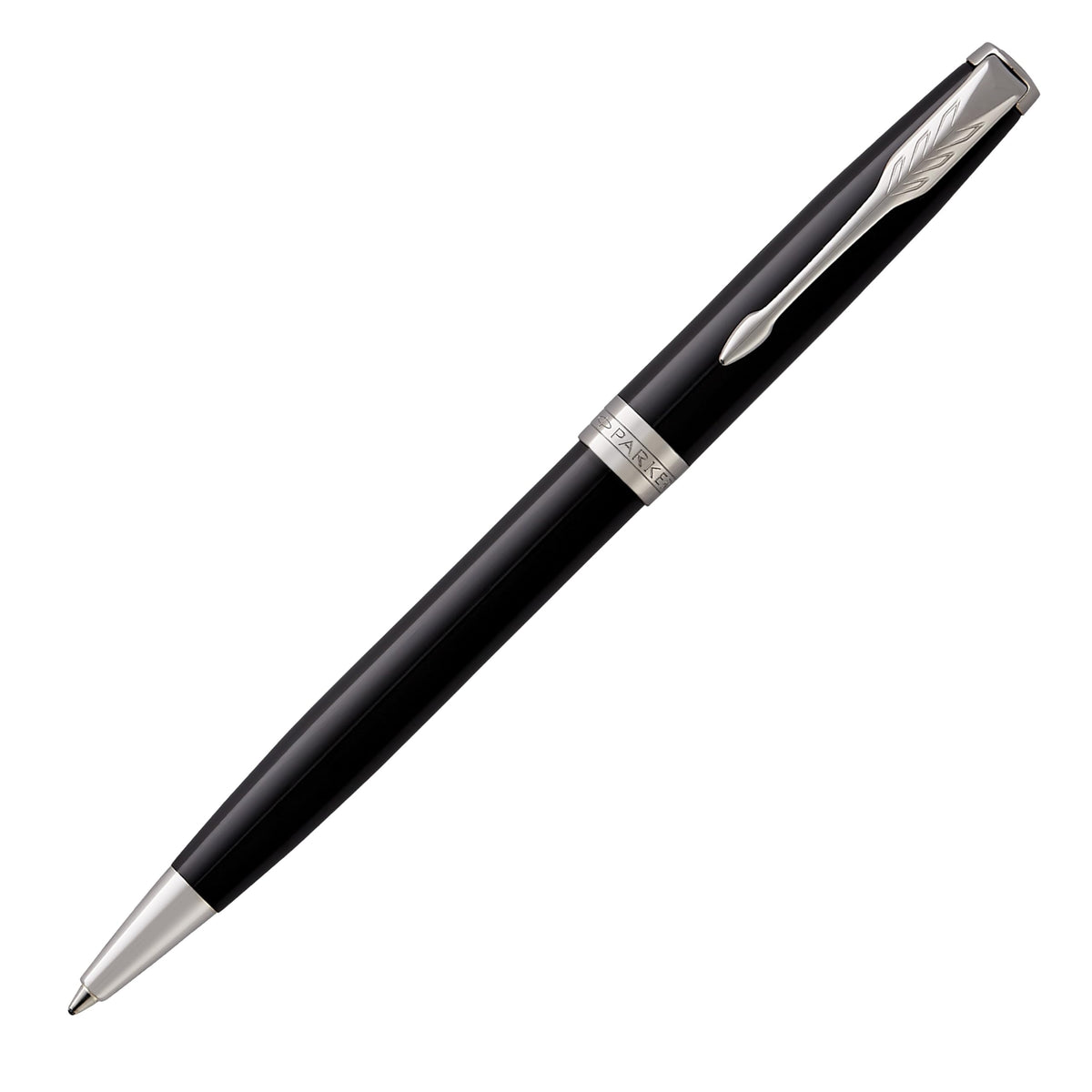 PARKER Sonnet Lacquer Black Ballpoint Pen for Effortless Writing