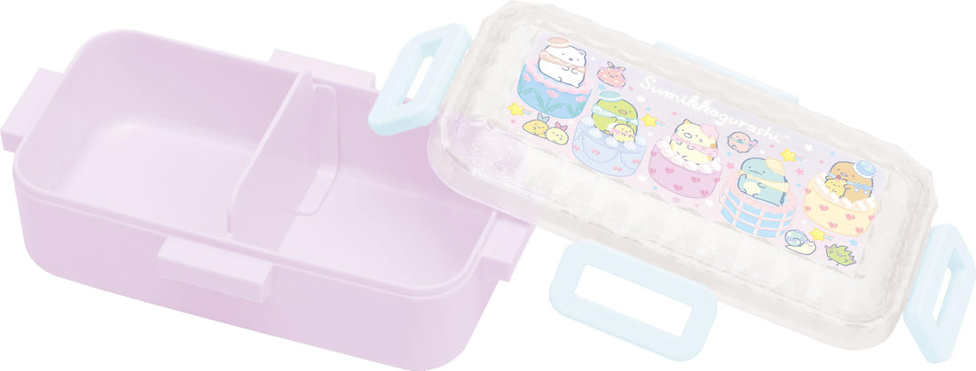 San-X Sumikko Gurashi 4-Point Lock Lunch Box with Diamond Cut Design