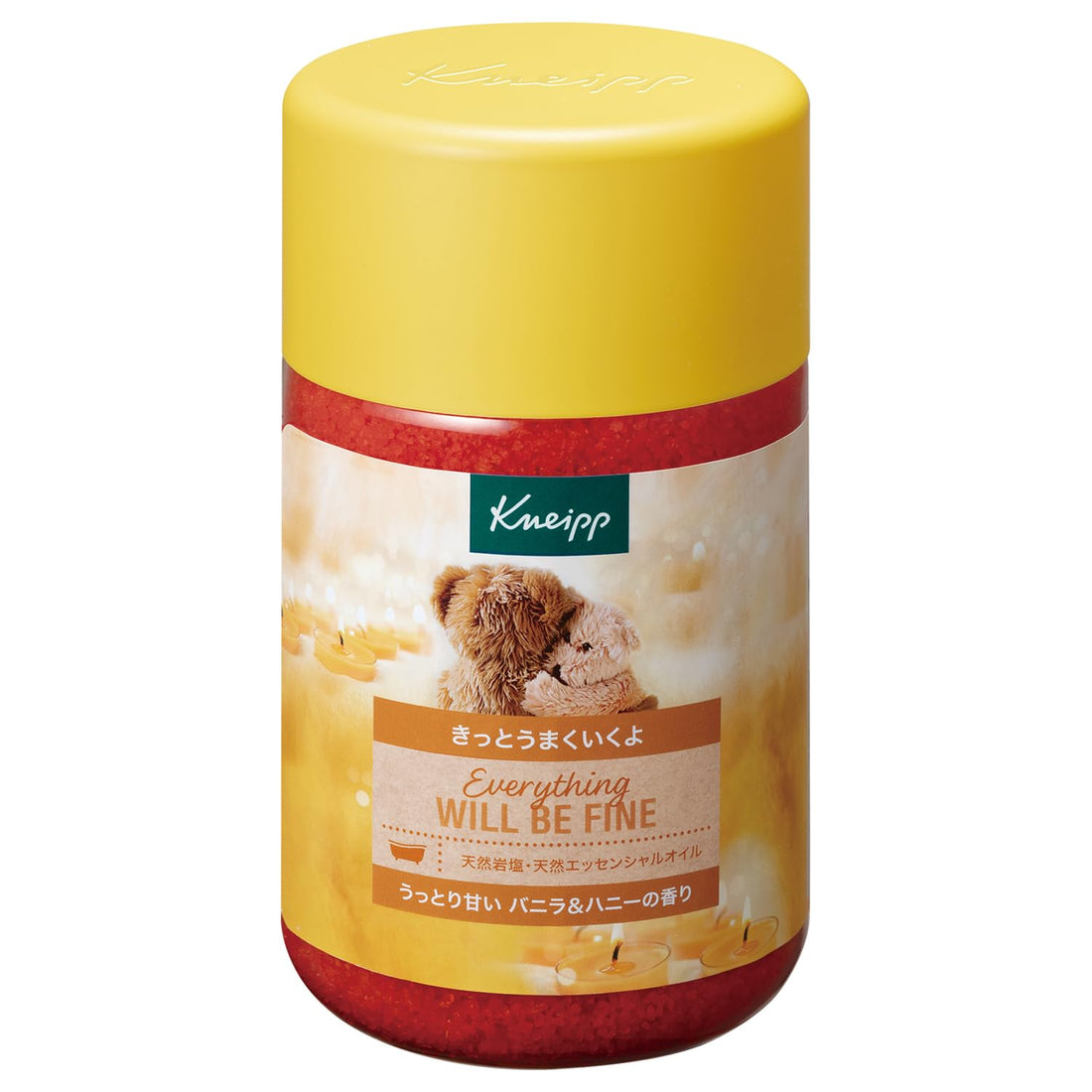 Kneipp Bath Salt Vanilla &amp; Honey Scent 850g for Moisturizing Care