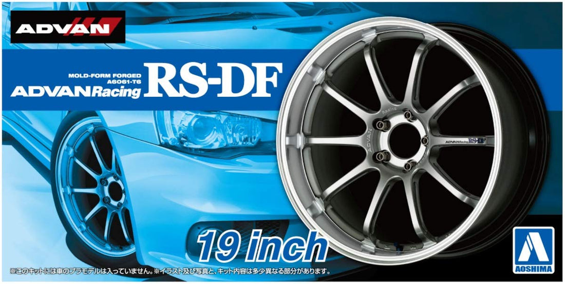 AOSHIMA 1/24 Advan Racing RS-DF 19-Inch Model Parts