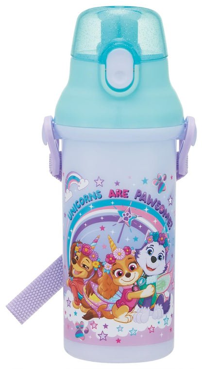 Skater Kids Water Bottle with One-Push Opening 480ml