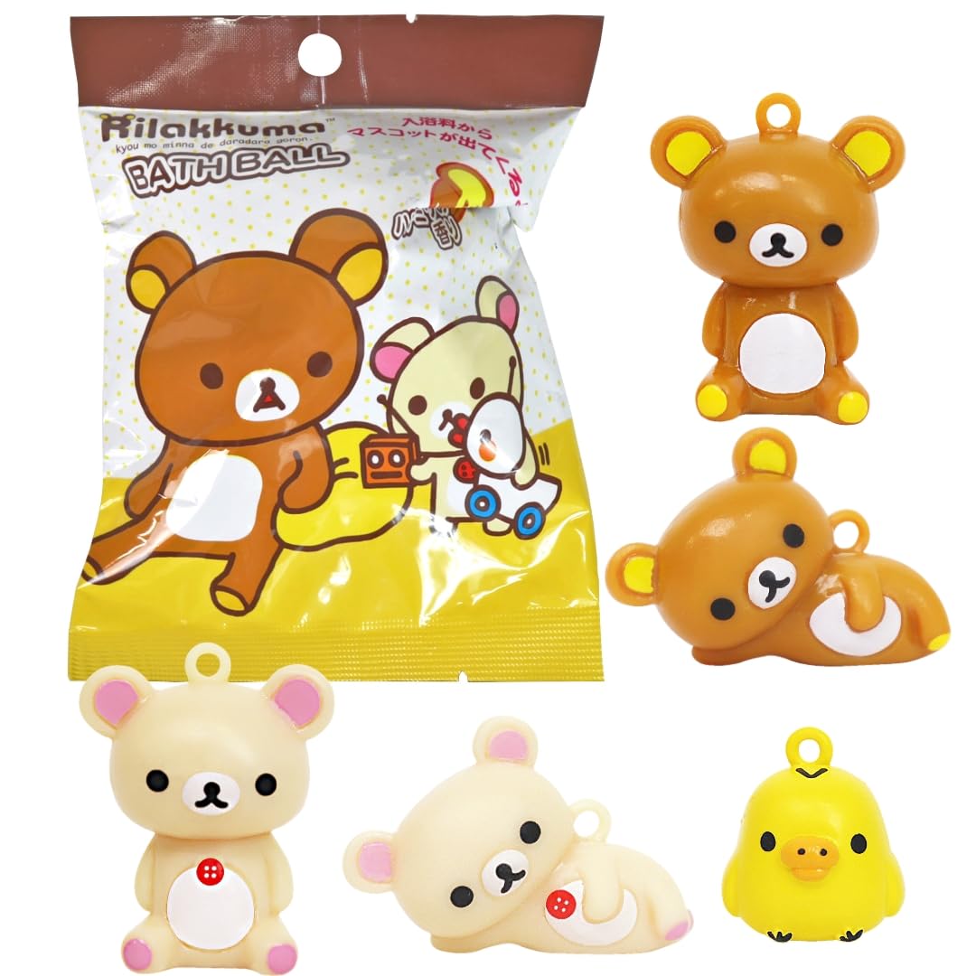 Santan Rilakkuma Bath Ball Honey Scented Kids Bath Bomb