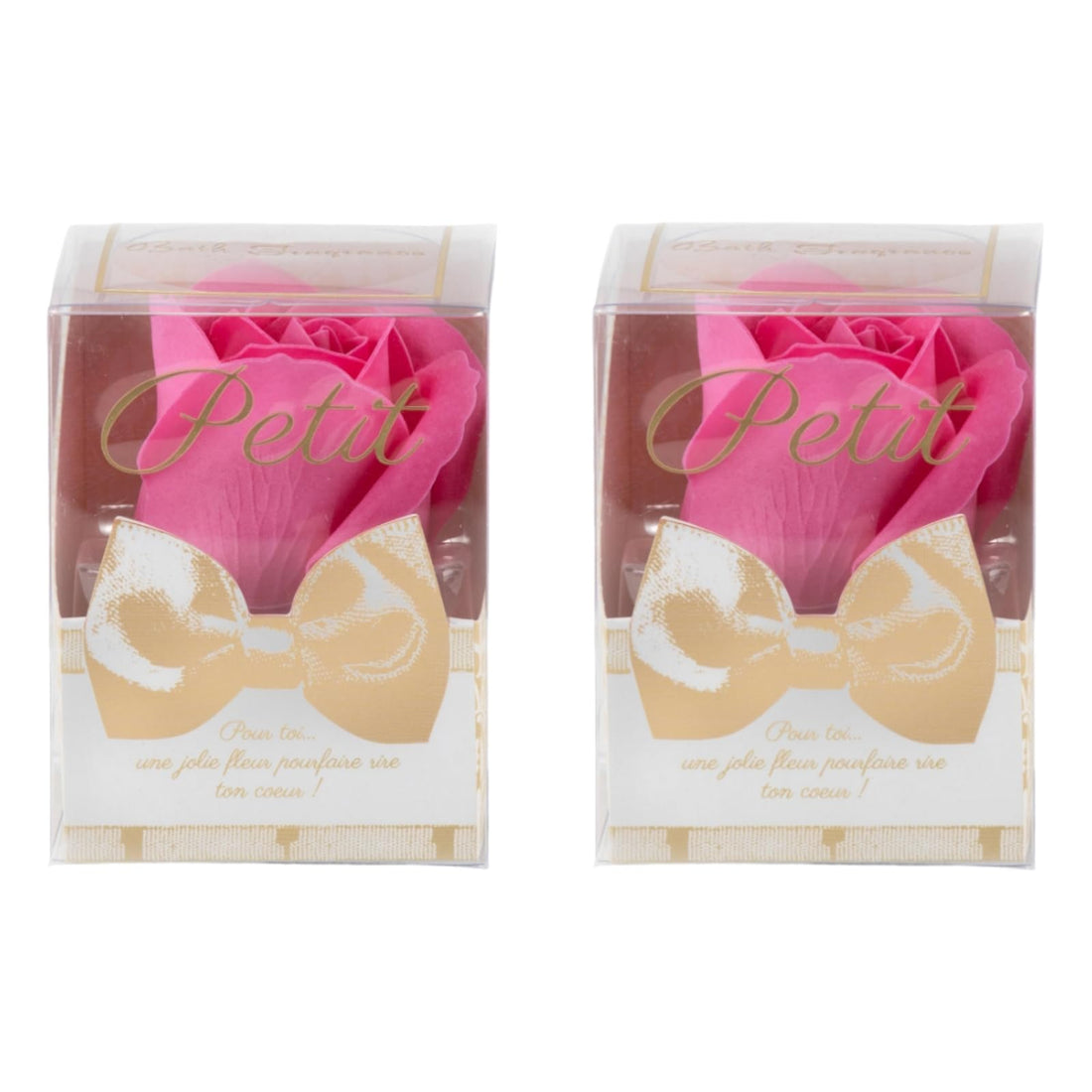 Q-FLA Bath Soak with Soap Flower Set for Gift Giving