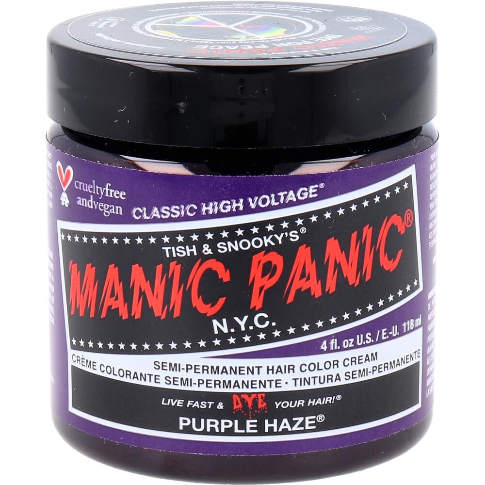 MANIC PANIC Color Cream Purple Haze 4 oz Hair Dye