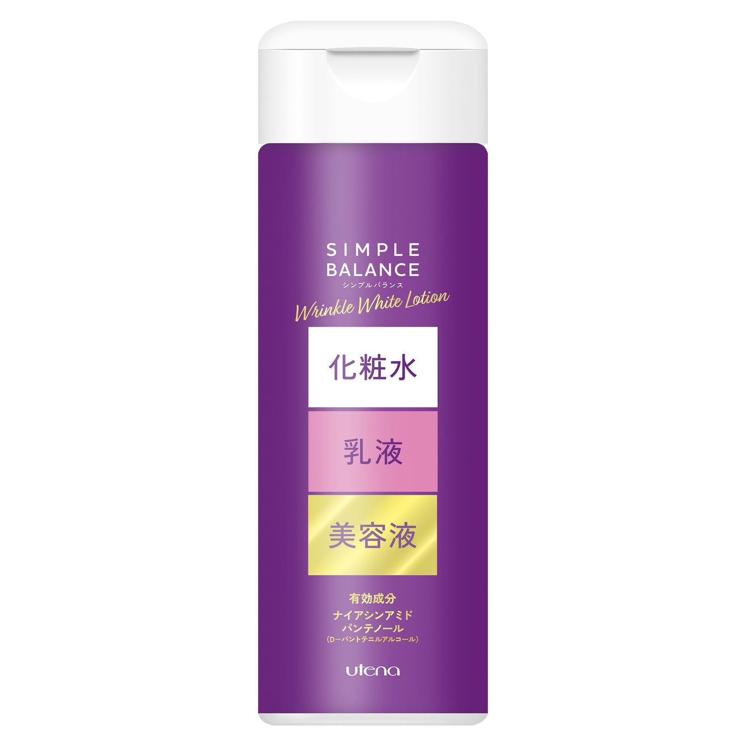Utena Simple Balance Wrinkle White Lotion 150ml for Japanese Skincare