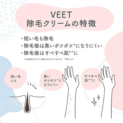 Veet Pure Bath Time Hair Removal Cream for Sensitive Skin 150g with Sponge