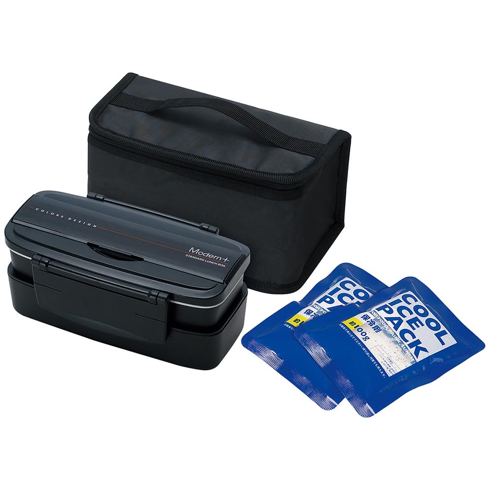 Skater 2-Tier Bento Box 900ml with Cooling Bag and Ice Pack