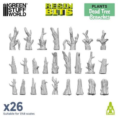 Green Stuff World Non-Scale 3D Printed Dead Tree Kit